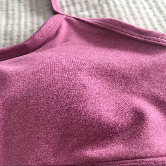 CALME Johnny Was Racerback Sports Bra Ease Cross Back‎ Yoga Pink Purple NWOT XL - Picture 7 of 7